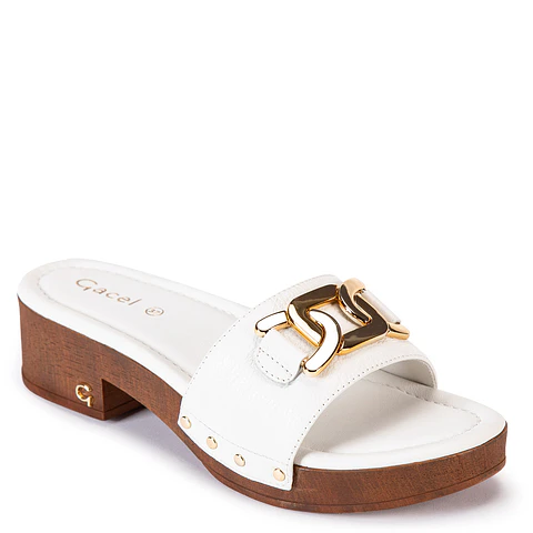 Sandalia Mujer Blanca Gacel 659701