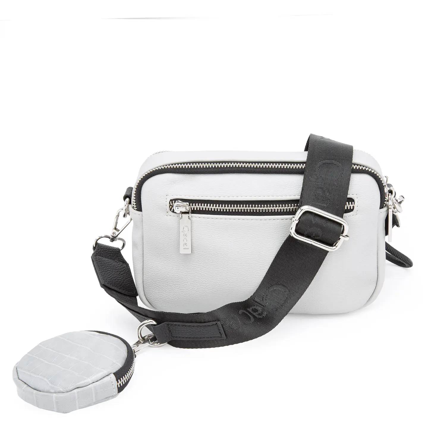 Cartera Gris Gacel CAR3003 2