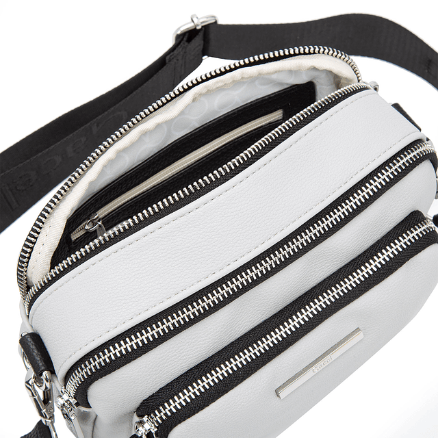 Cartera Gris Gacel CAR3003