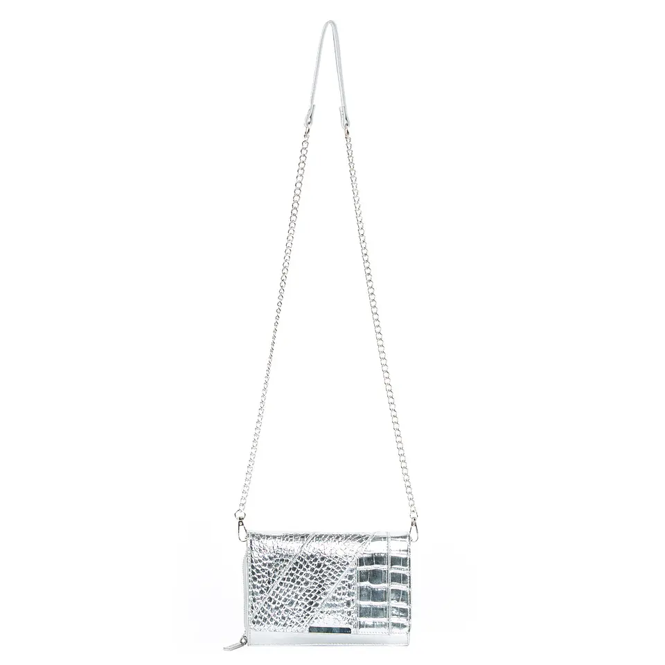 Cartera Plateada Gacel CAR3029 1