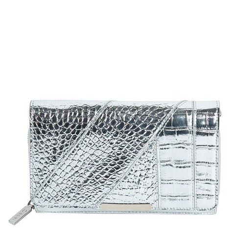 Cartera Plateada Gacel CAR3029