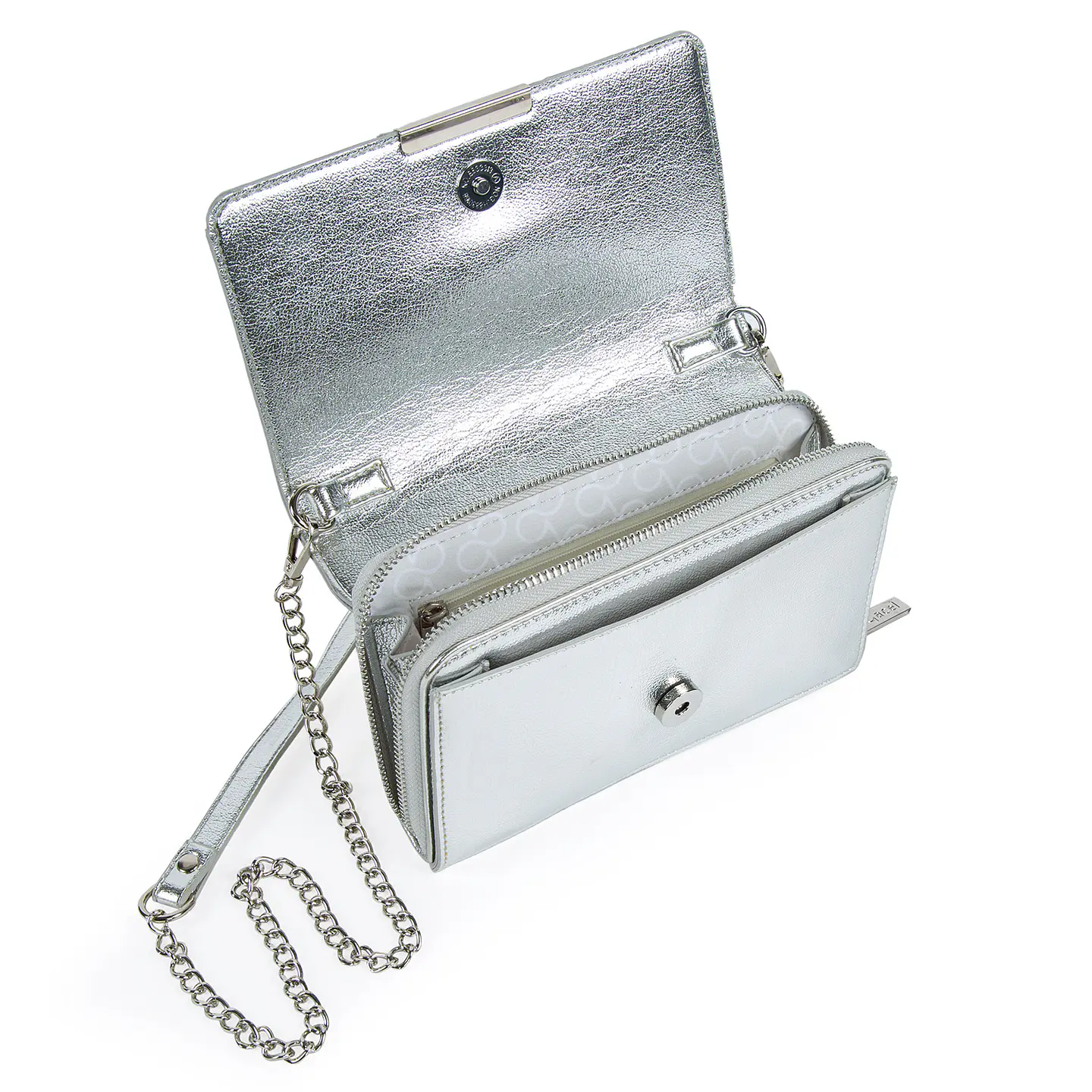 Cartera Plateada Gacel CAR3029 5