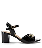Sandalia Mujer Negra Gacel 659459 - Miniatura 2