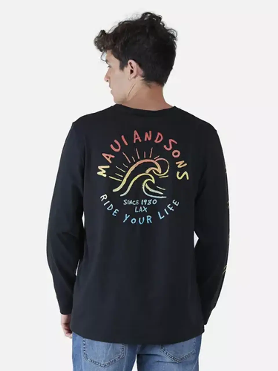 Polera Hombre Negra Maui 5P569-MV 2