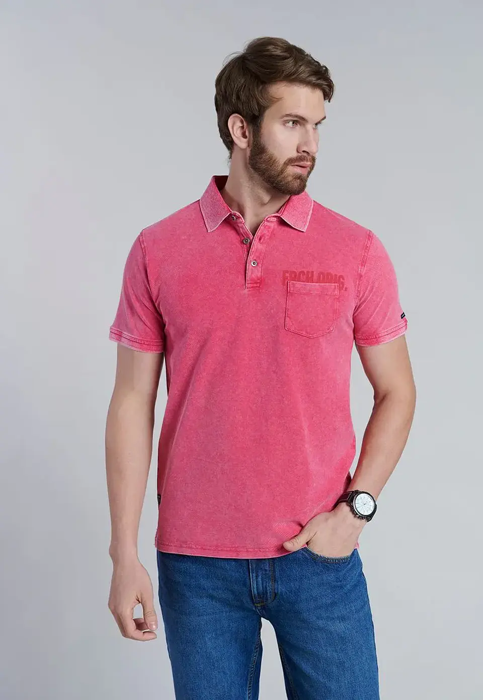 Polera Hombre Coral Ferouch 407904Y-0318 1
