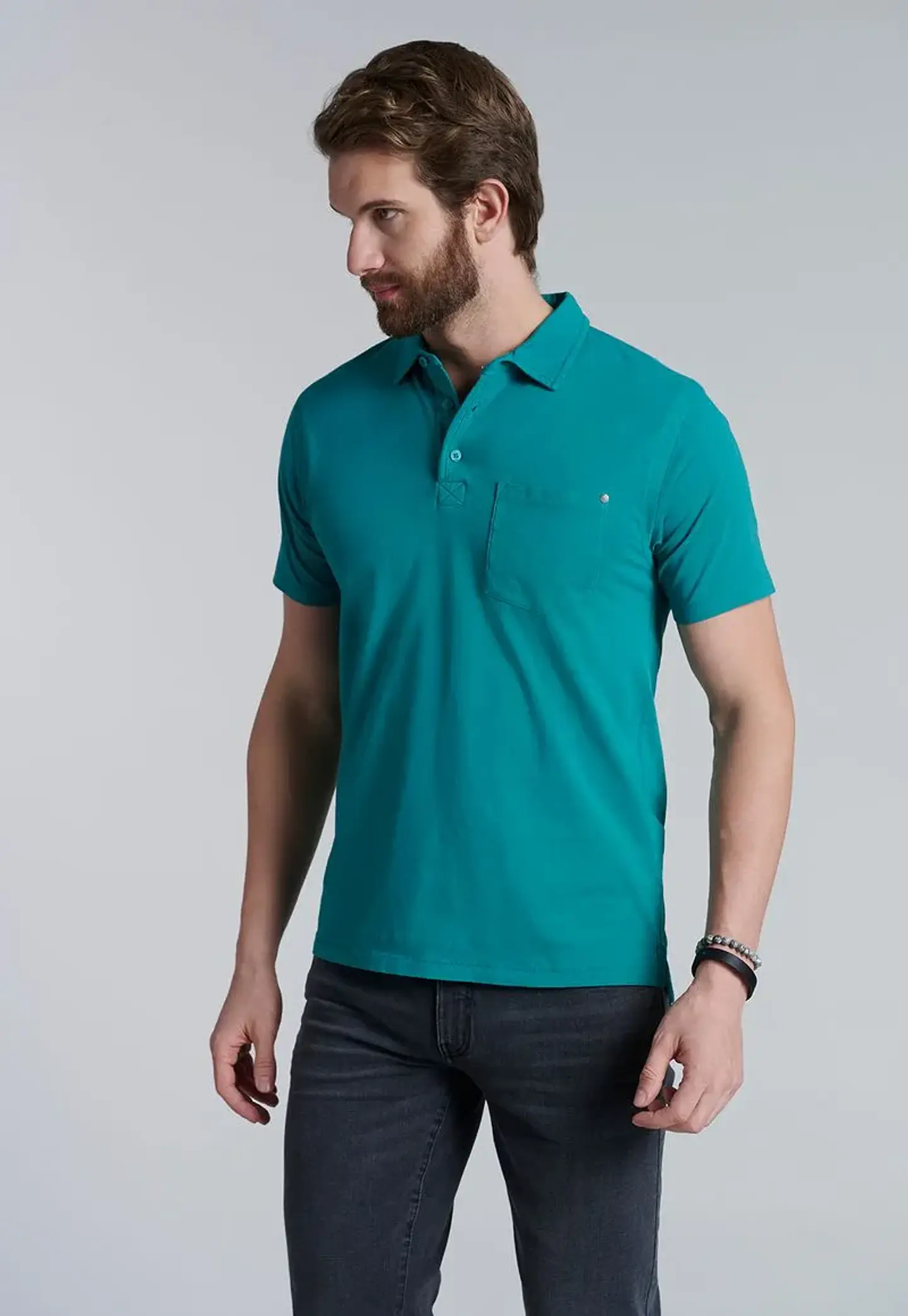 Polera Hombre Verde Ferouch 407925Y-0048 1