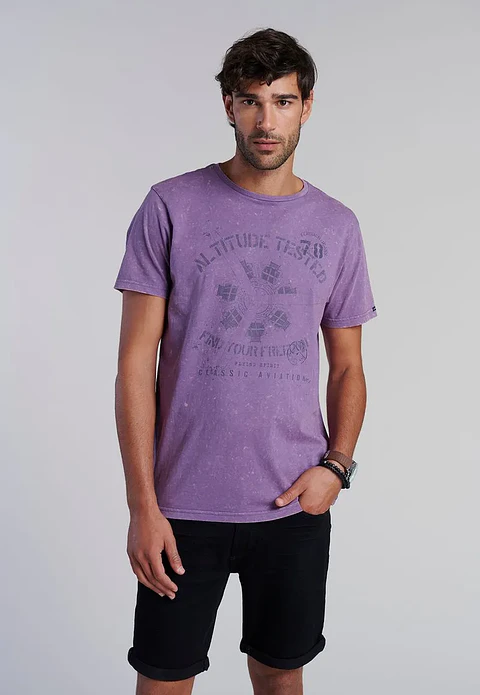 Polera Hombre Morada Ferouch 425615Y-0046