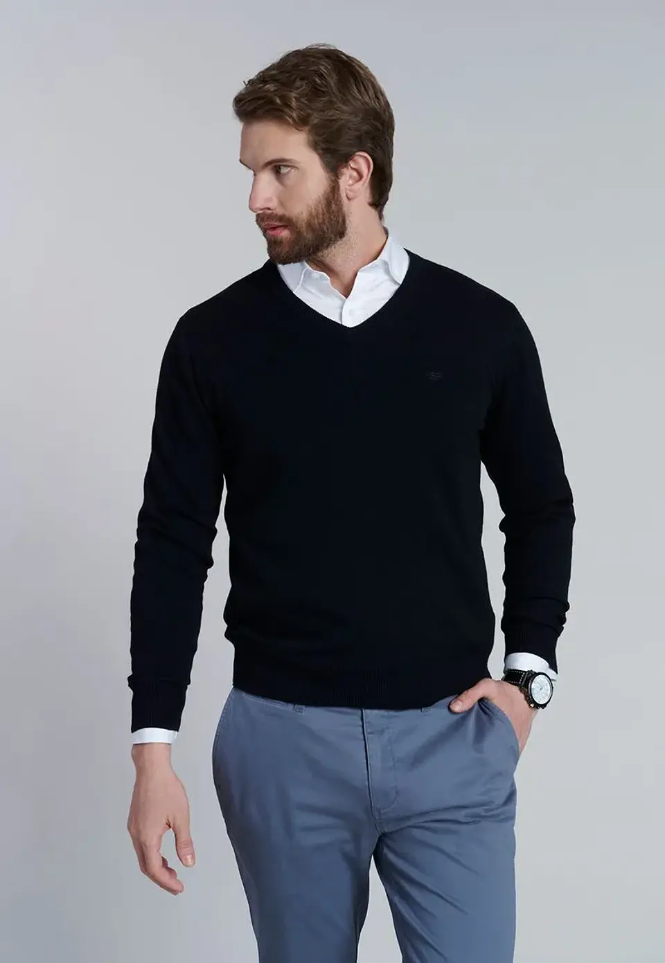 Sweater Hombre Negro Ferouch 501601X-0016 1