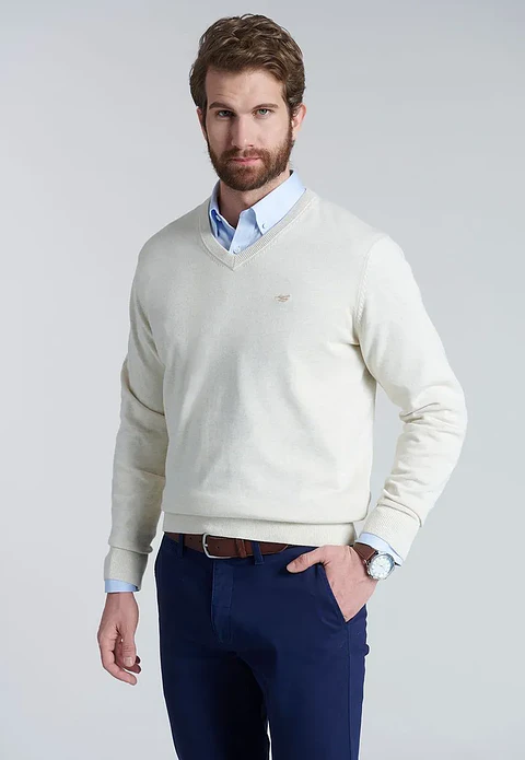 Sweater Hombre Marfil Ferouch 501603Y-0043