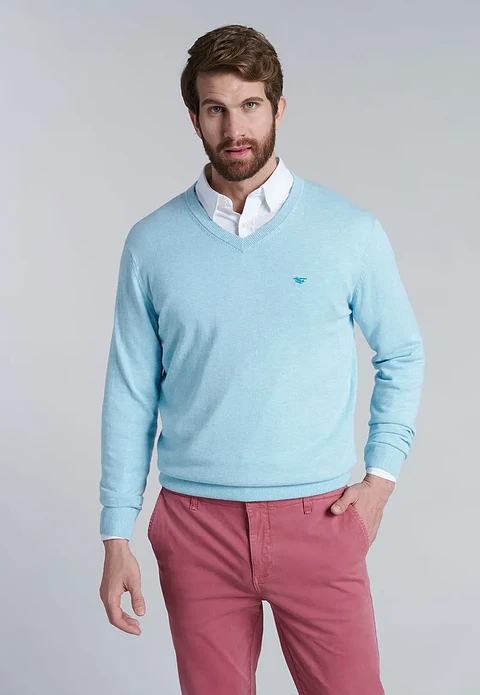 Sweater Hombre Turquesa Ferouch 501603Y-0242