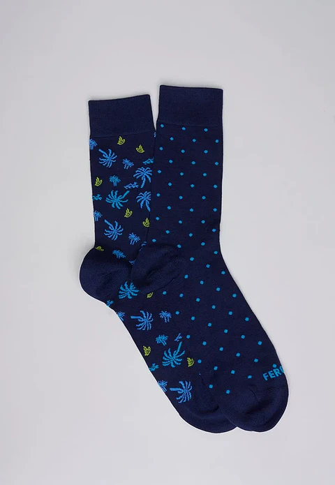 Calcetines Hombre Navy Ferouch 631606Y-0034