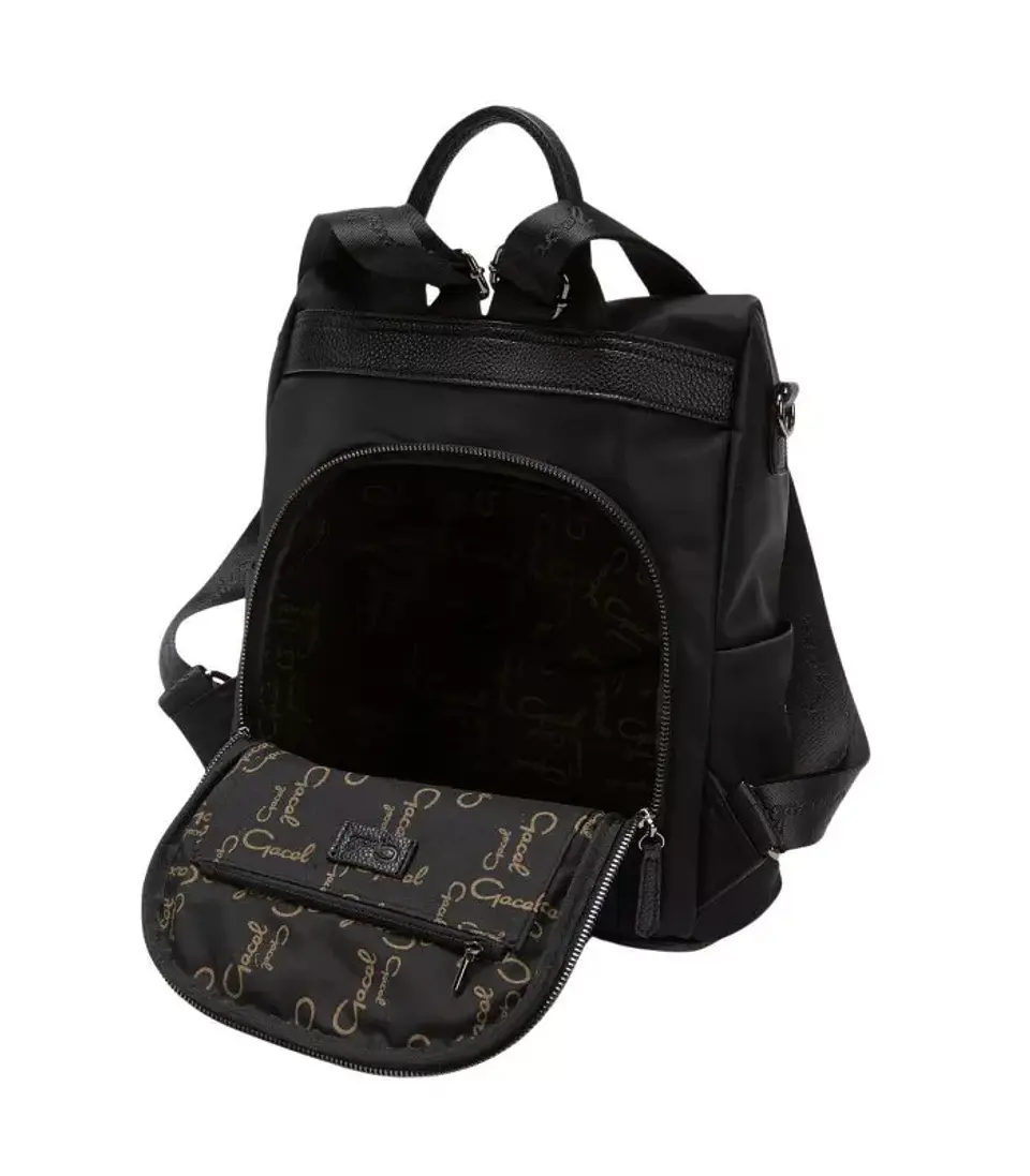 Mochila Negra Gacel CAR2774 5
