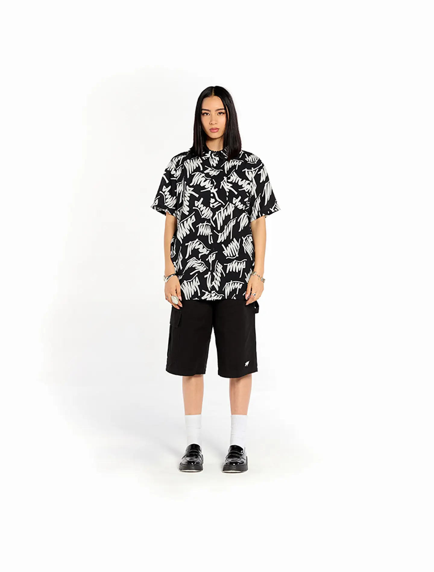 Camisa Hombre Negra Street Machine WUCAV2542NE 1