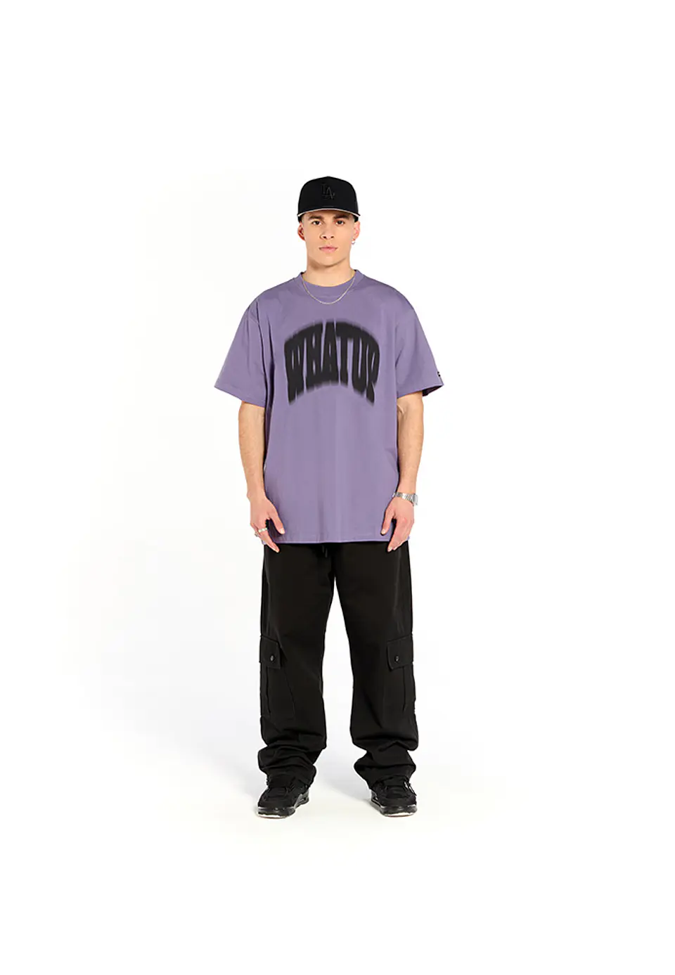 Polera Hombre Morada Street Machine WUPOV2504MO 1