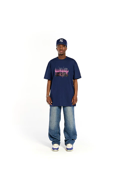 Polera Hombre Azul Street Machine WUPOV2507AZ