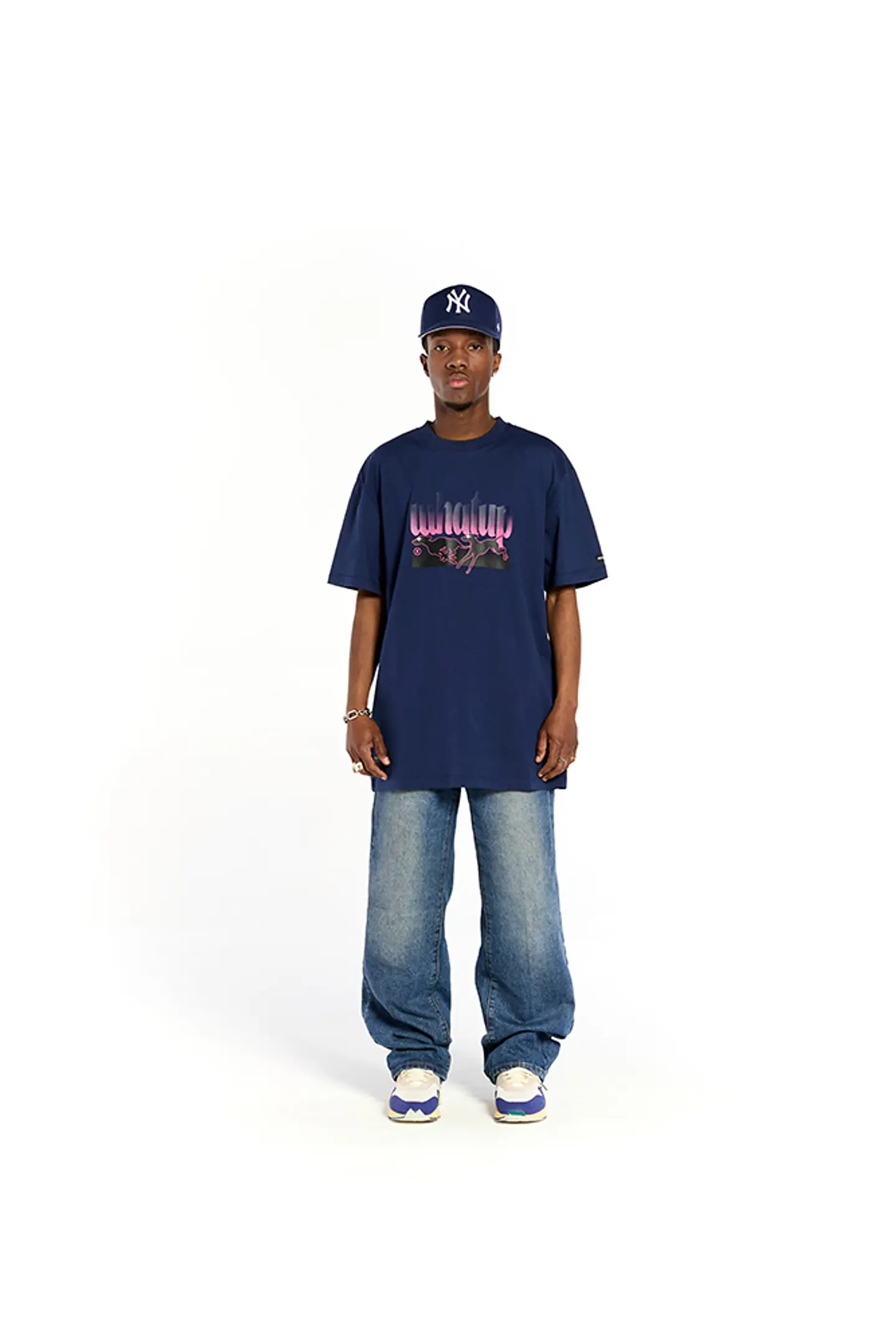 Polera Hombre Azul Street Machine WUPOV2507AZ 1