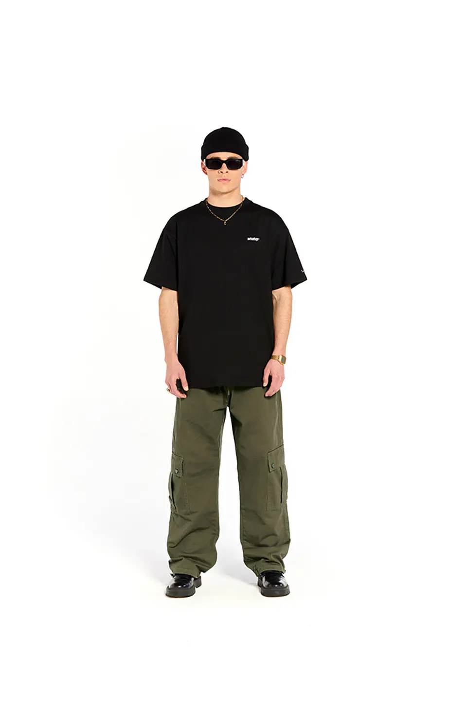 Polera Hombre Negro Street Machine WUPOV2501NE 1