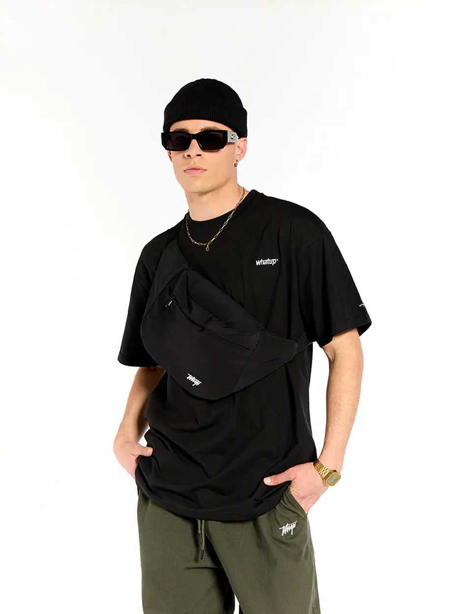 Bolso Negro Street Machine WUBOV25101NE 1