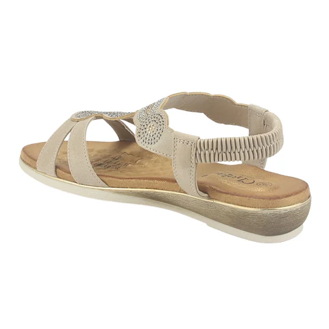 Sandalia Mujer Dorada Chalada 35-ALKA-1GO