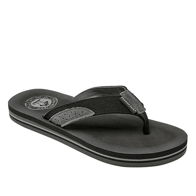 Hawaiana Hombre Negra Panama Jack PK107BK