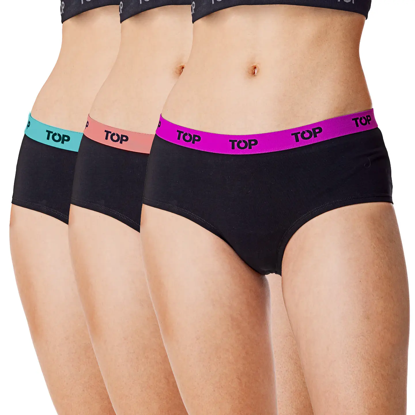 Pantaleta Mujer Colores Surtidos Top M206P3 2