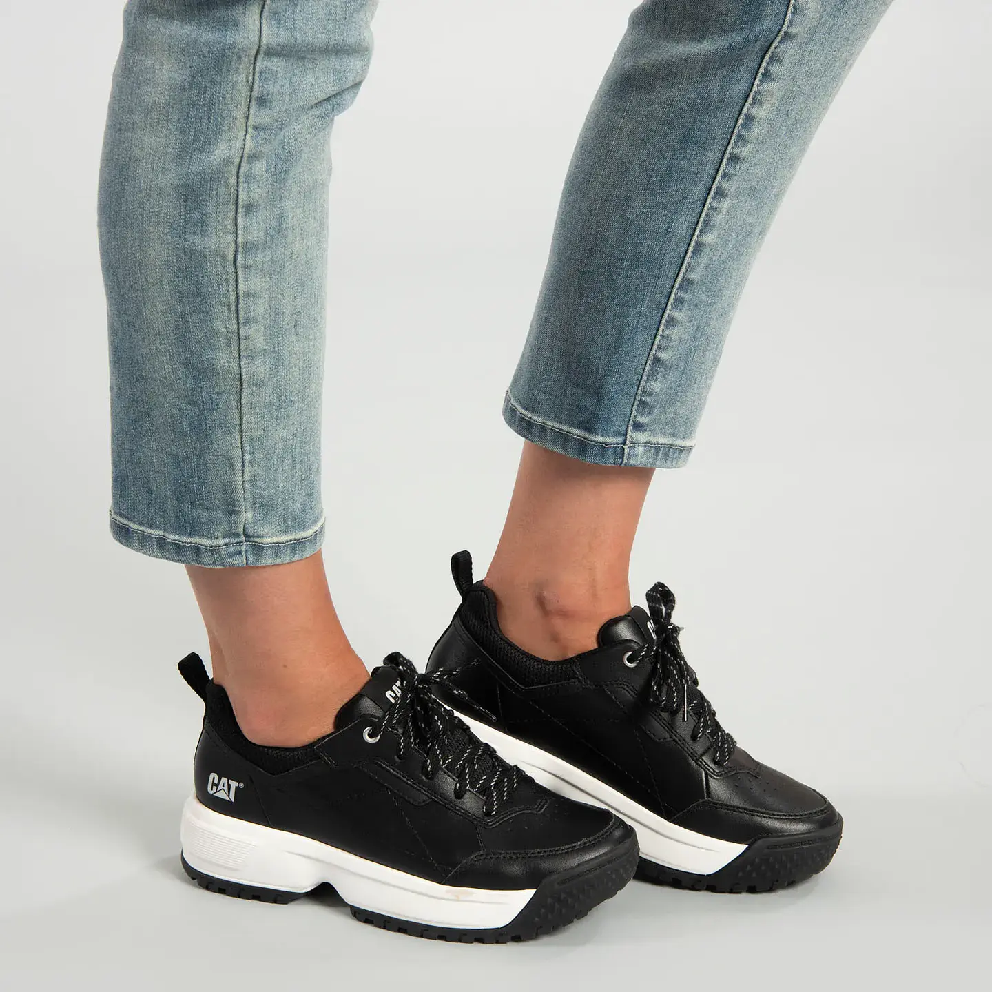 Zapatilla Mujer Negra Cat P311737-N11 2