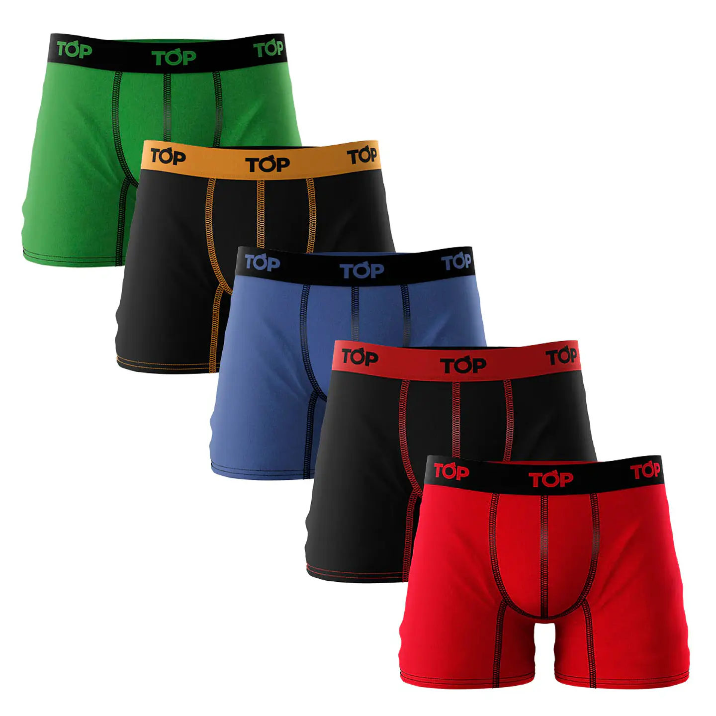 Boxer Hombre Colores Surtidos Top 208P/5 1