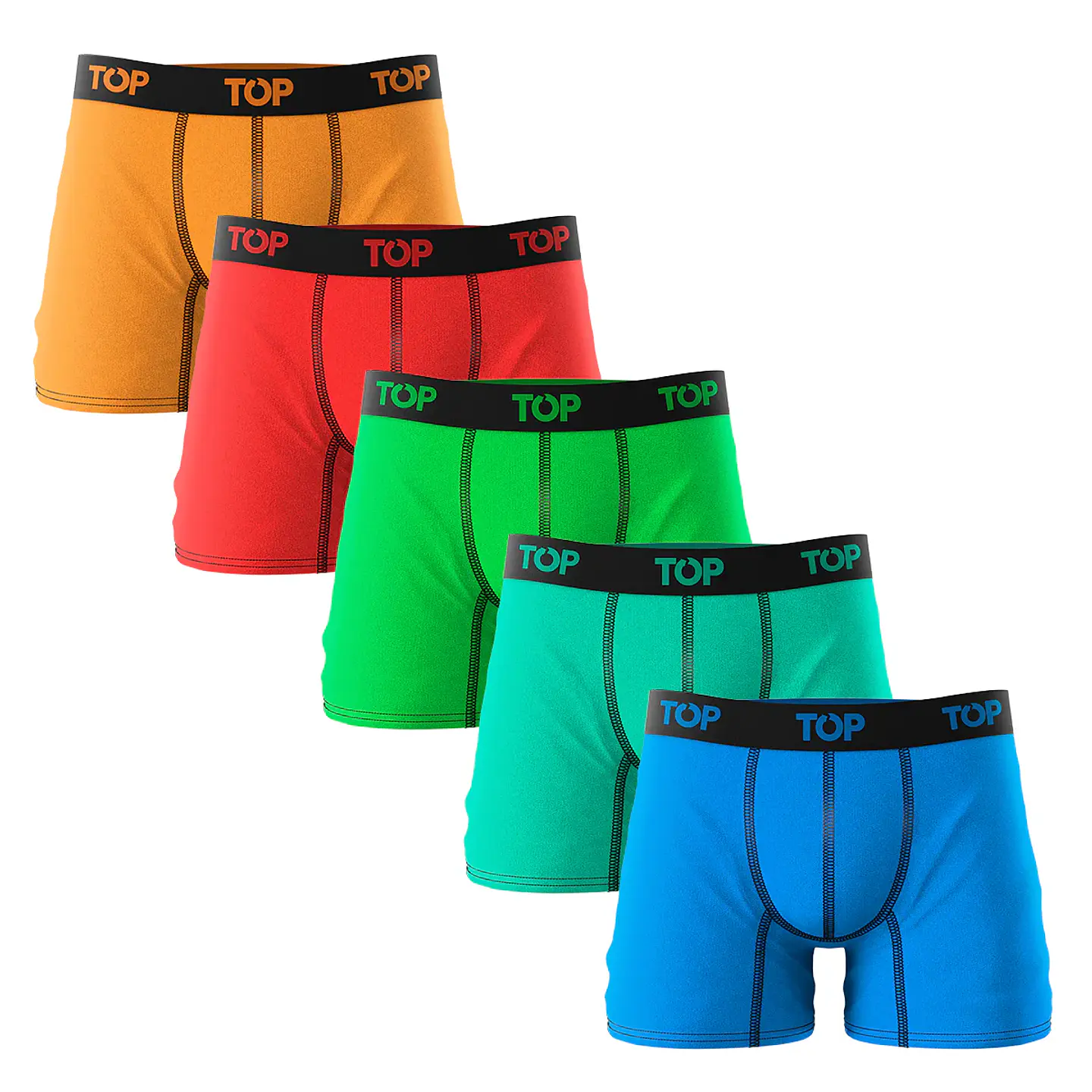 Boxer Hombre Colores Surtidos Top 208P/5 2