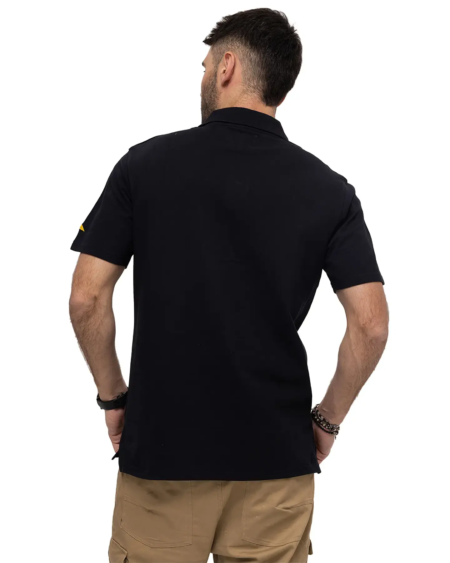 Polera Hombre Negra Cat 4010329-62B 2