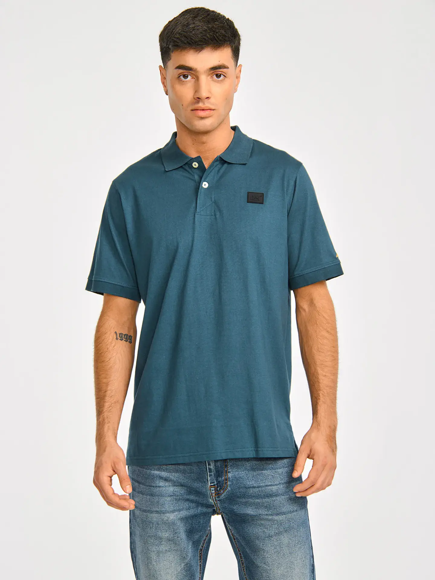 Polera Hombre Petróleo Cat 4010330-TJM 1