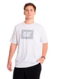Polera Hombre Blanca Cat 4010482-BOH - Miniatura 1