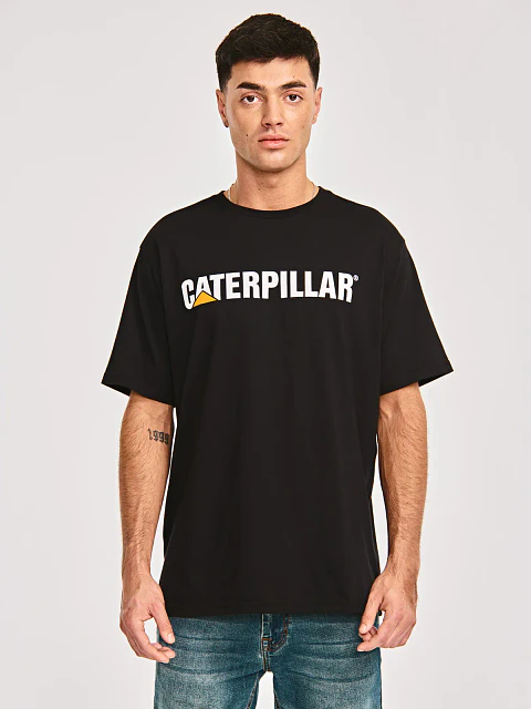 Polera Hombre Negra Cat 4010501-57C