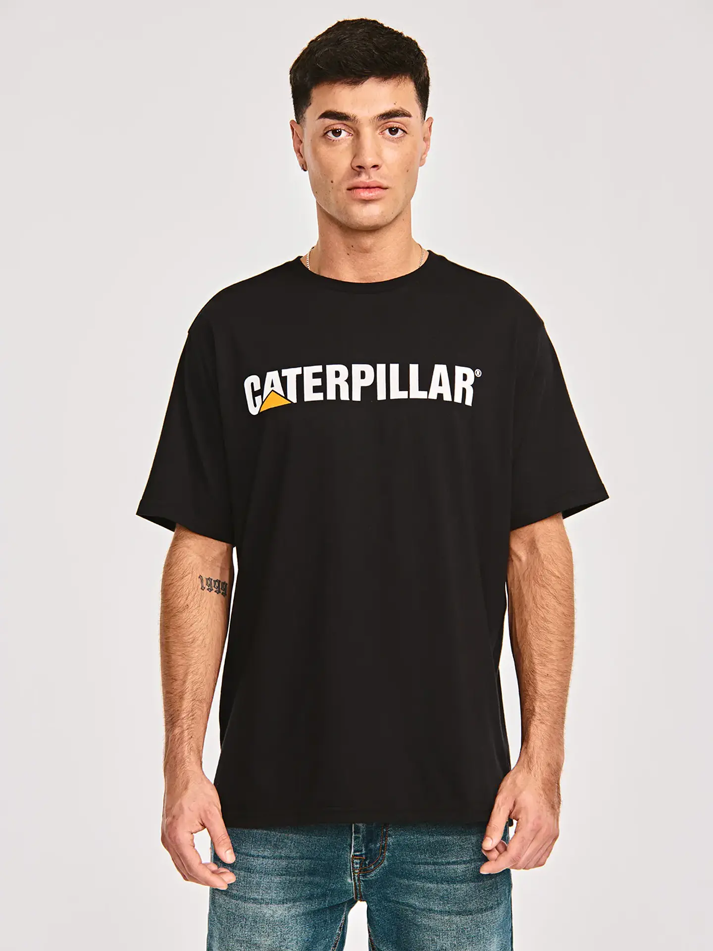 Polera Hombre Negra Cat 4010501-57C 1