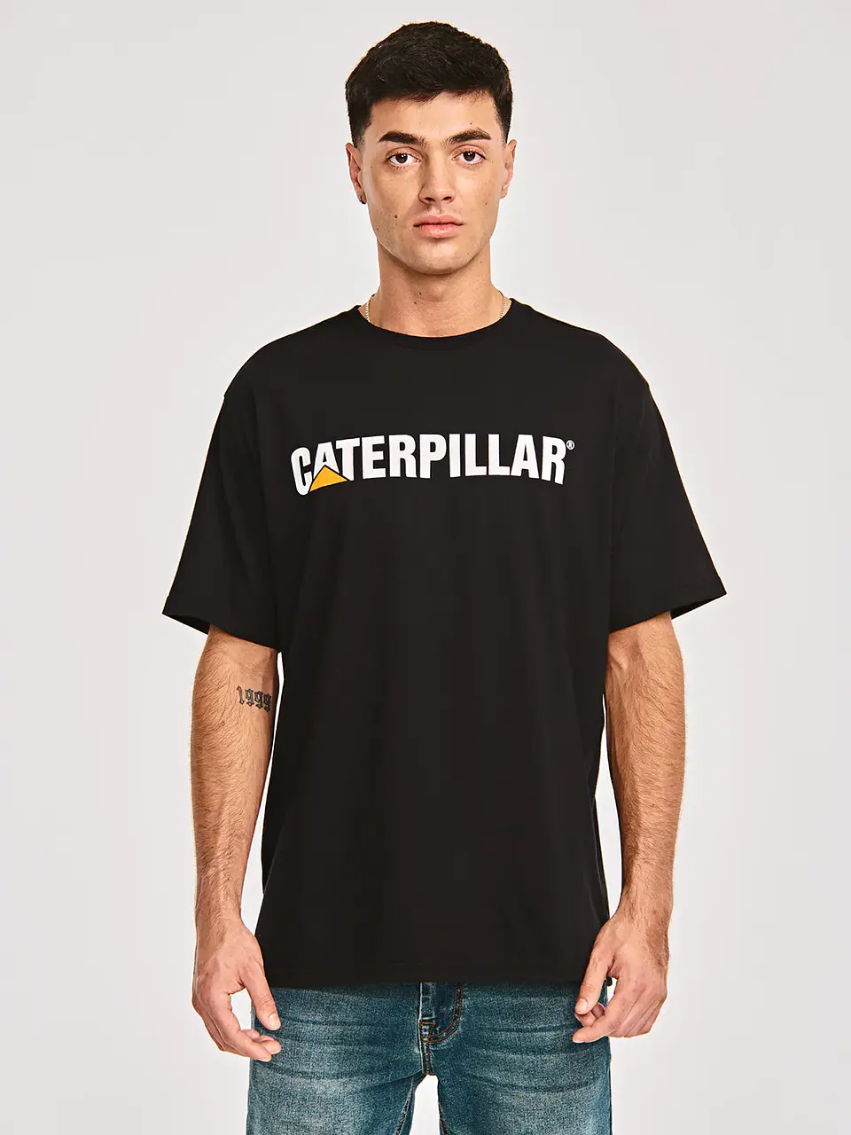 Polera Hombre Negra Cat 4010501-57C 1
