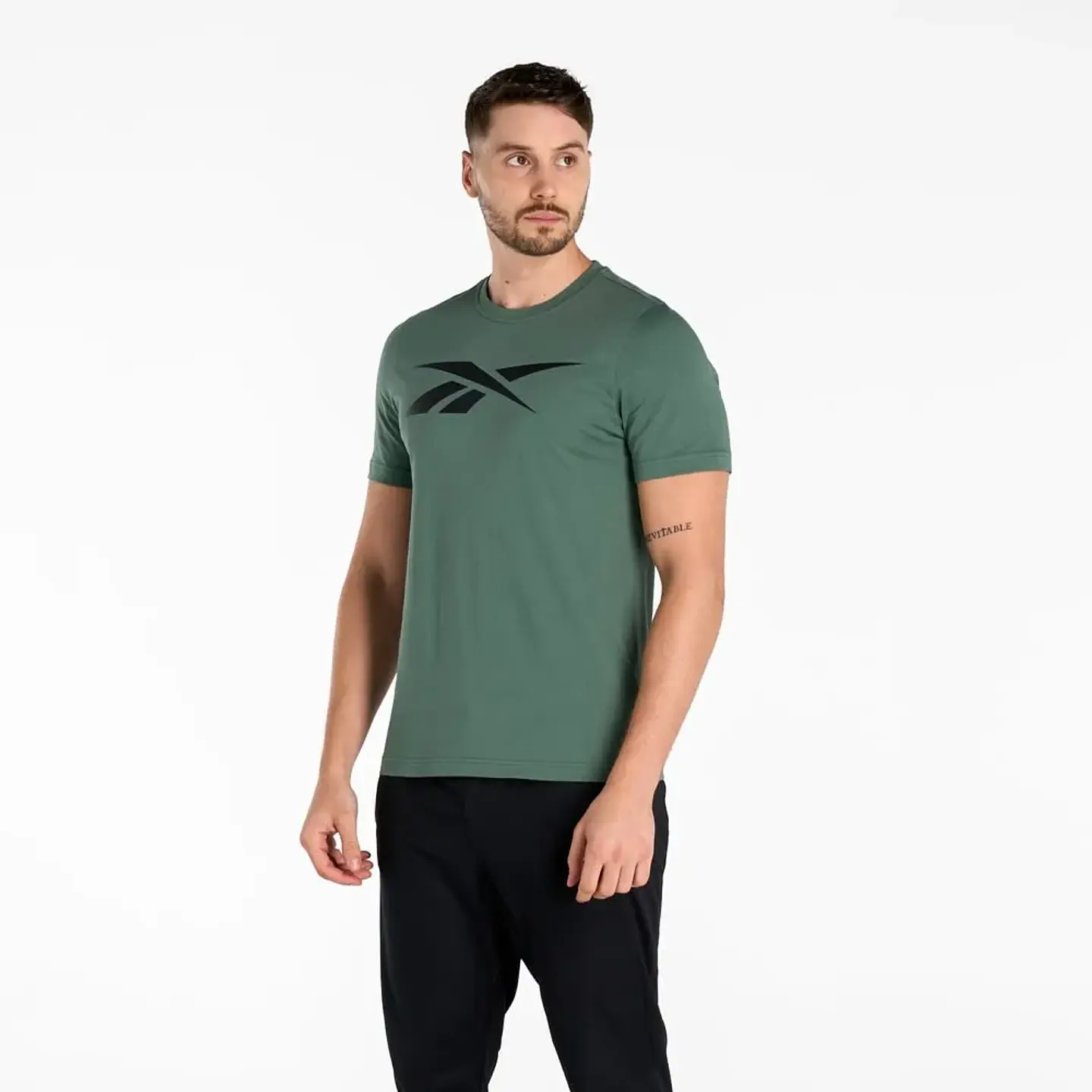 Polera Hombre Oliva Reebok 100206022 1