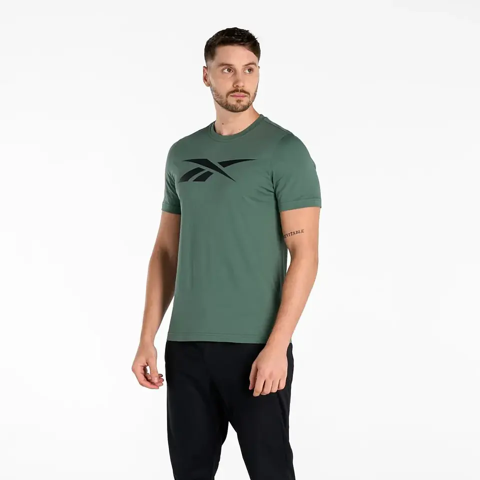 Polera Hombre Oliva Reebok 100206022 1
