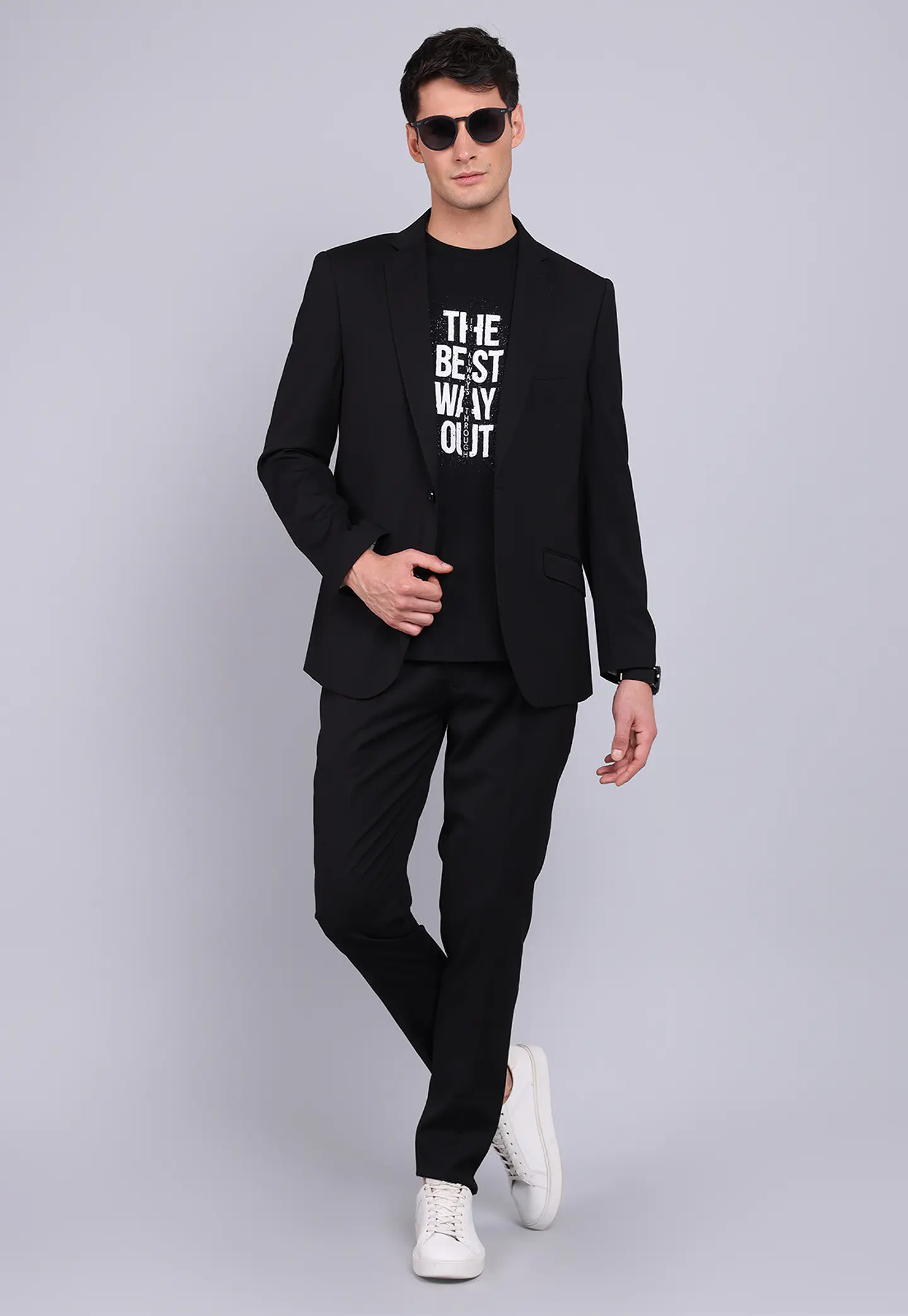 Terno Hombre Negro Arrow AM2957 1