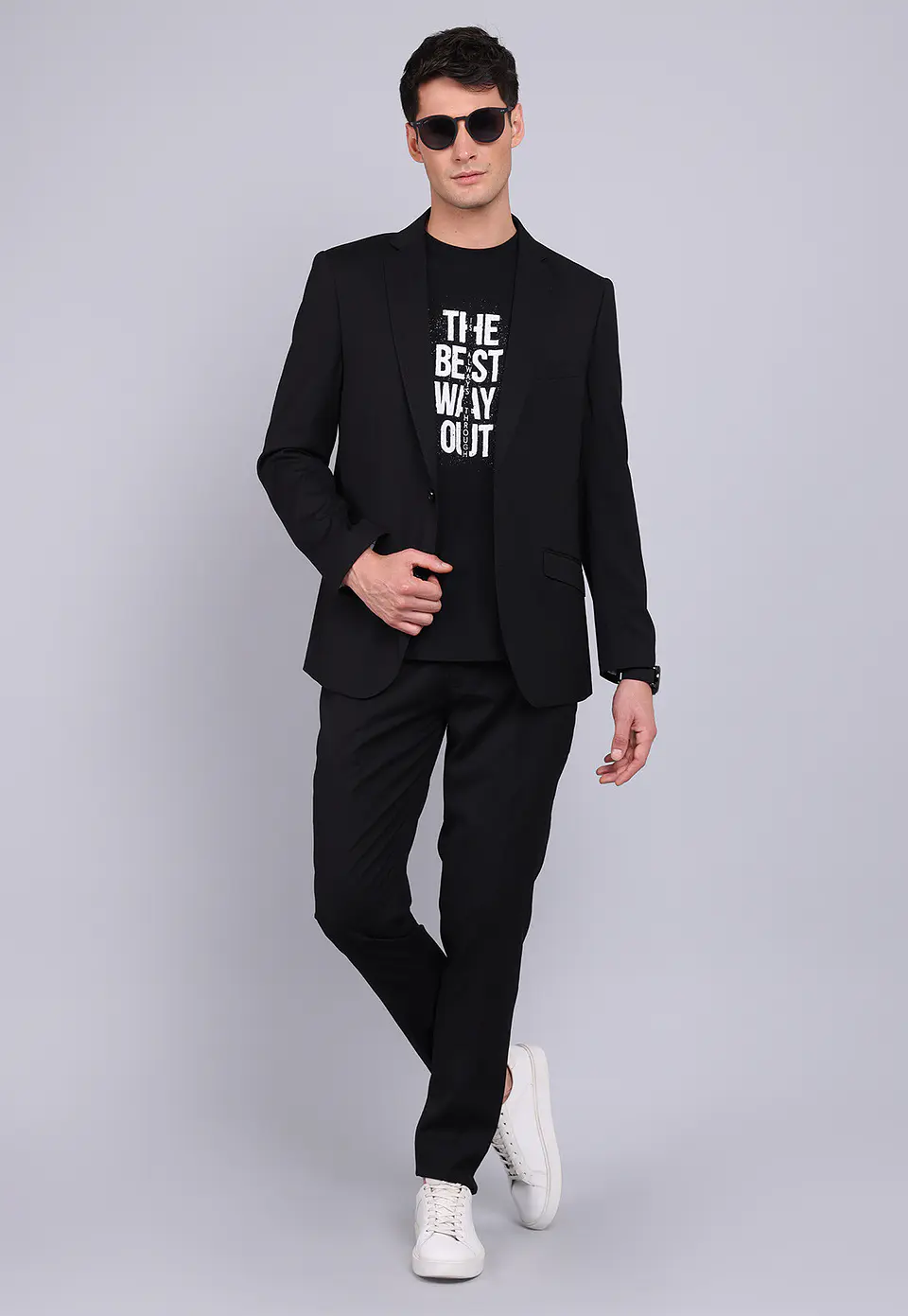 Terno Hombre Negro Arrow AM2957 1