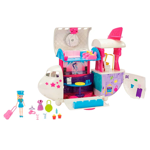 Polly Pocket Mega Jet de Viaje Ansaldo 22165