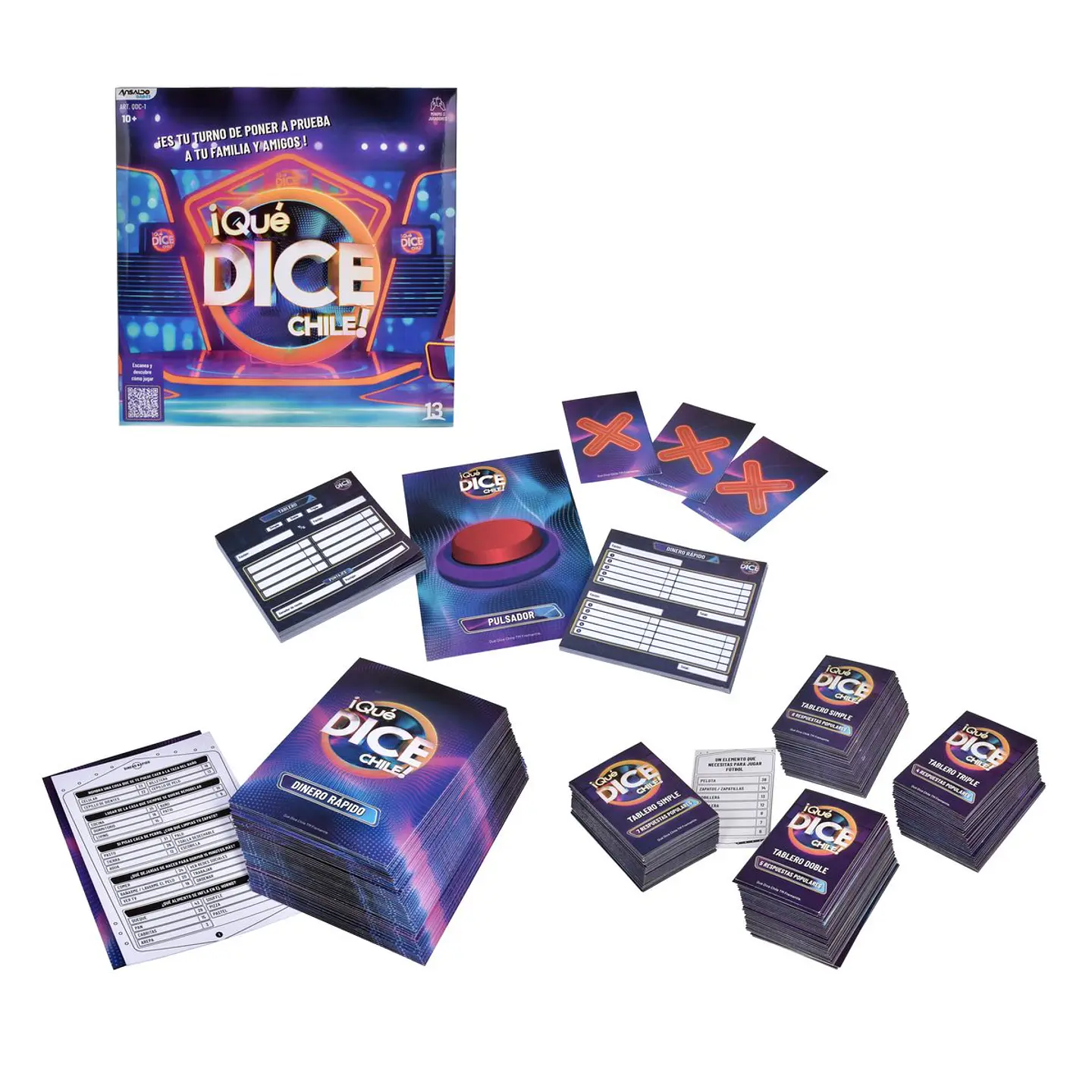 Juego de Mesa Qué Dice Chile Ansaldo 26961 1