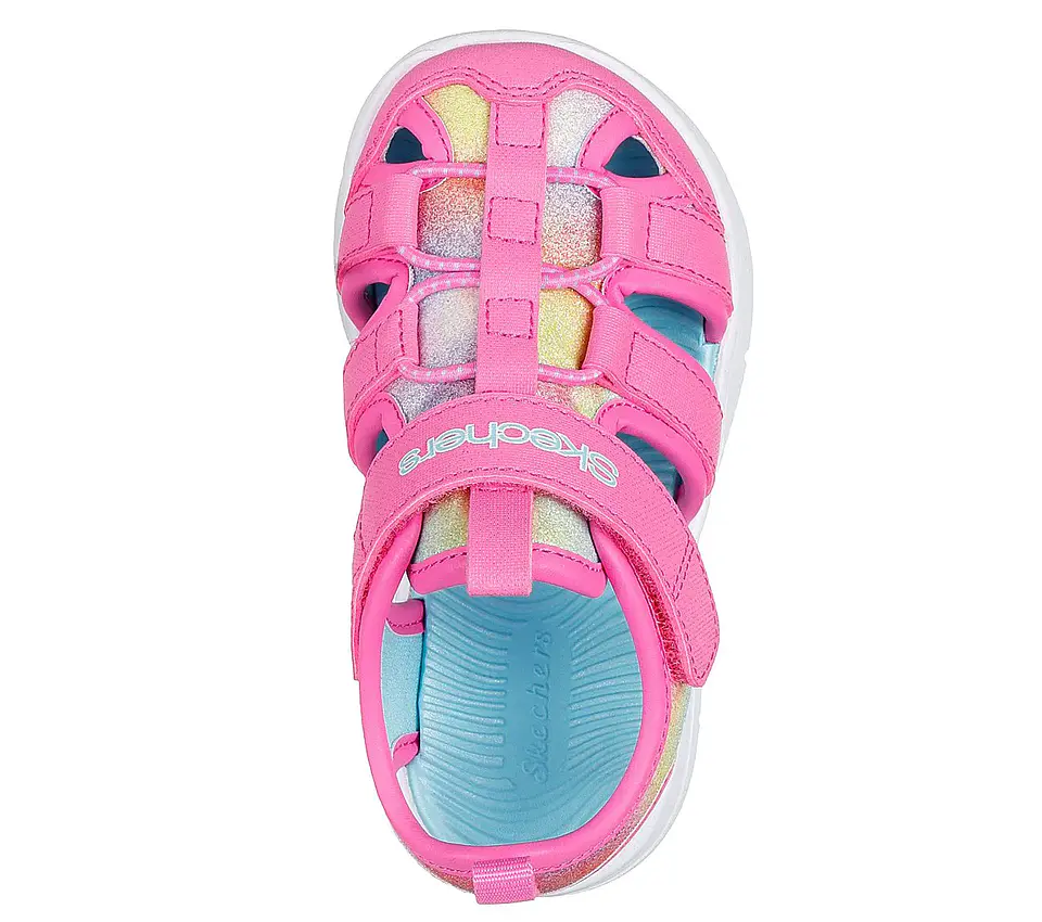 Sandalia Niña Rosada Skechers 303276NHPMT 3
