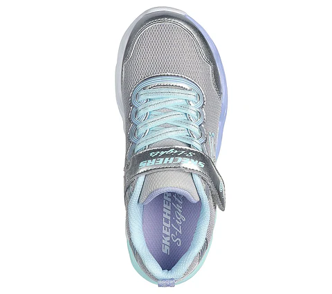 Zapatilla Niña Plateada Skechers 303717LSMLT