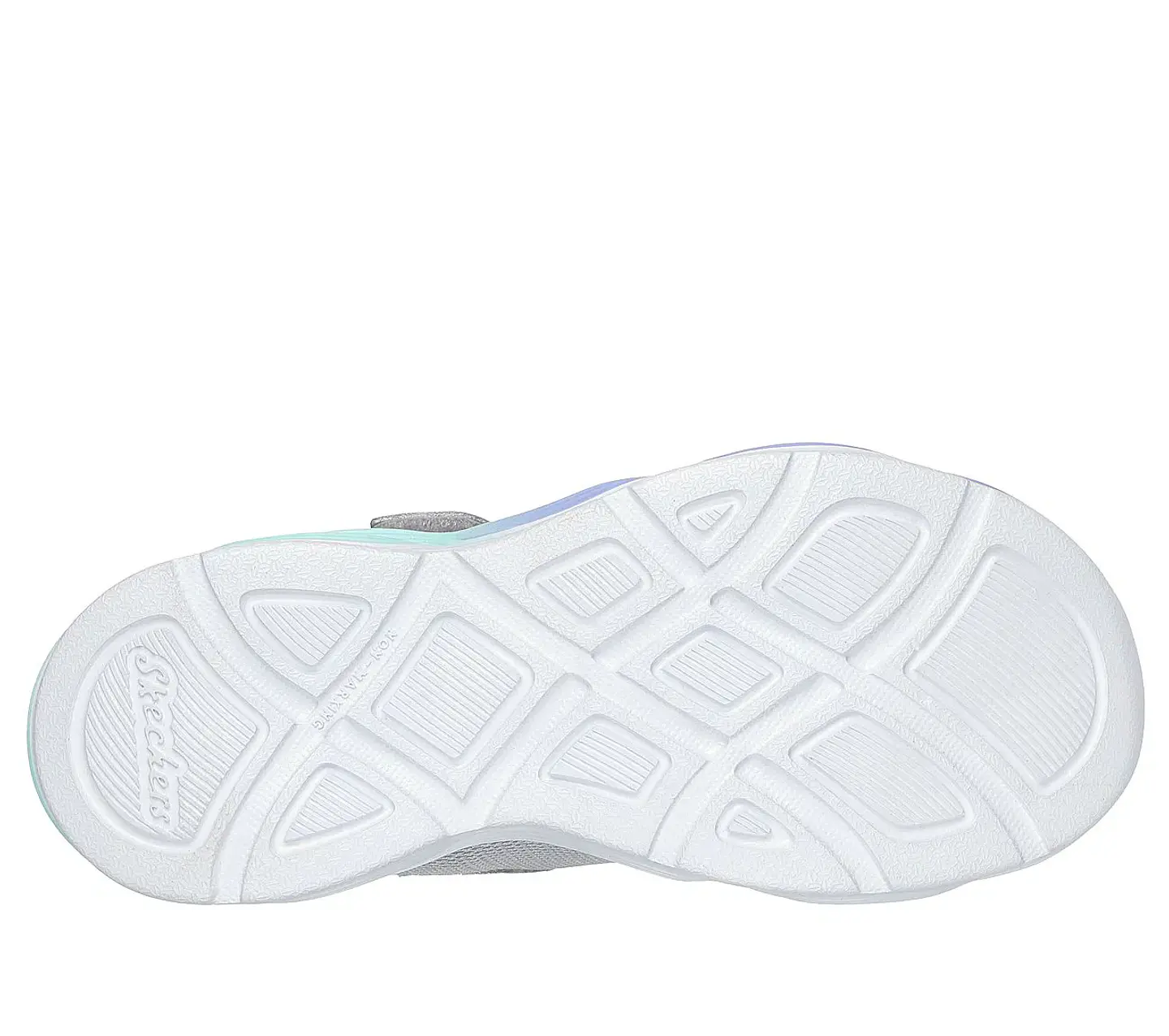 Zapatilla Niña Plateada Skechers 303717LSMLT 3