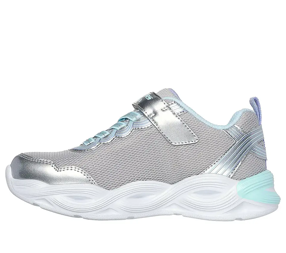 Zapatilla Niña Plateada Skechers 303717LSMLT 4