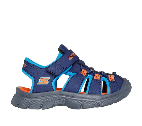 Sandalia Niño Azul Skechers 406521NNVOR