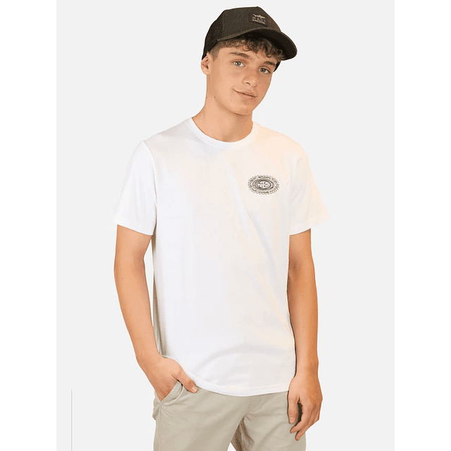 Pack Polera + Jockey Juvenil Blanco Maui 5AV1126-MV