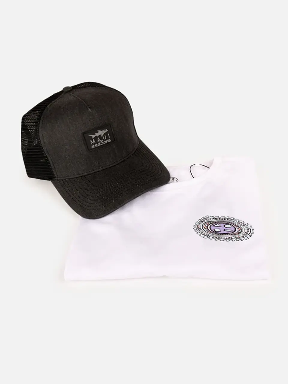 Pack Polera + Jockey Juvenil Blanco Maui 5AV1126-MV 3