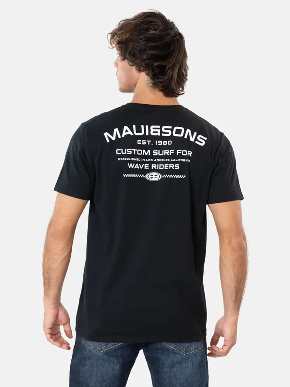 Pack Polera Hombre + Cinturón Negra Maui 5AV1116-MV 2