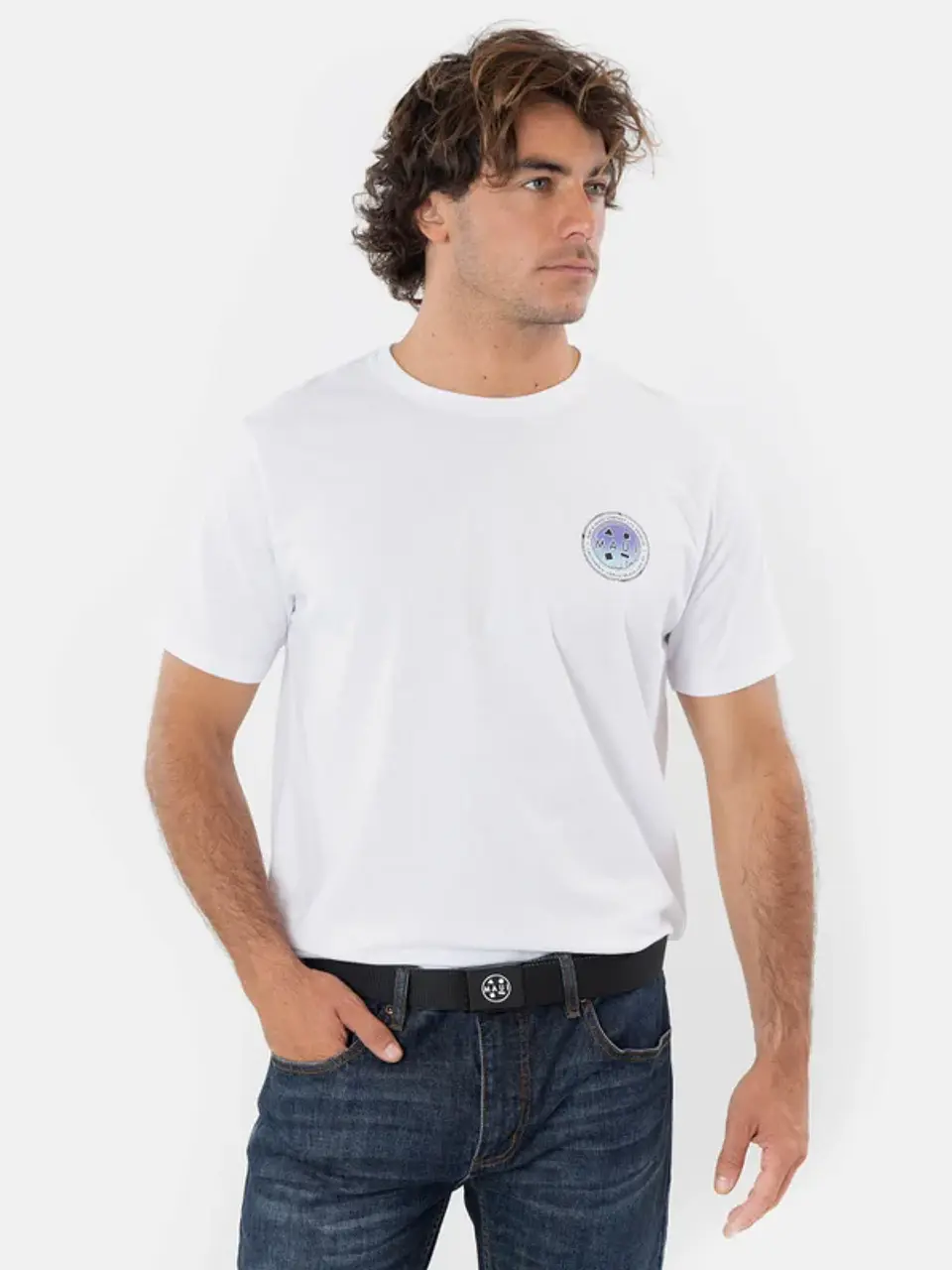 Pack Polera + Cinturón Hombre Blanca Maui 5AV1115-MV 1
