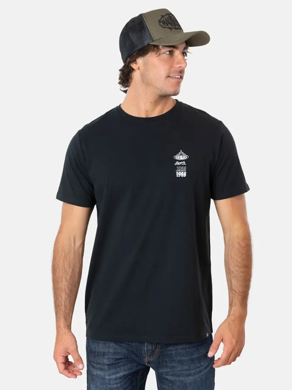 Pack Polera + Jockey Hombre Negra Maui 5AV1114-MV 1